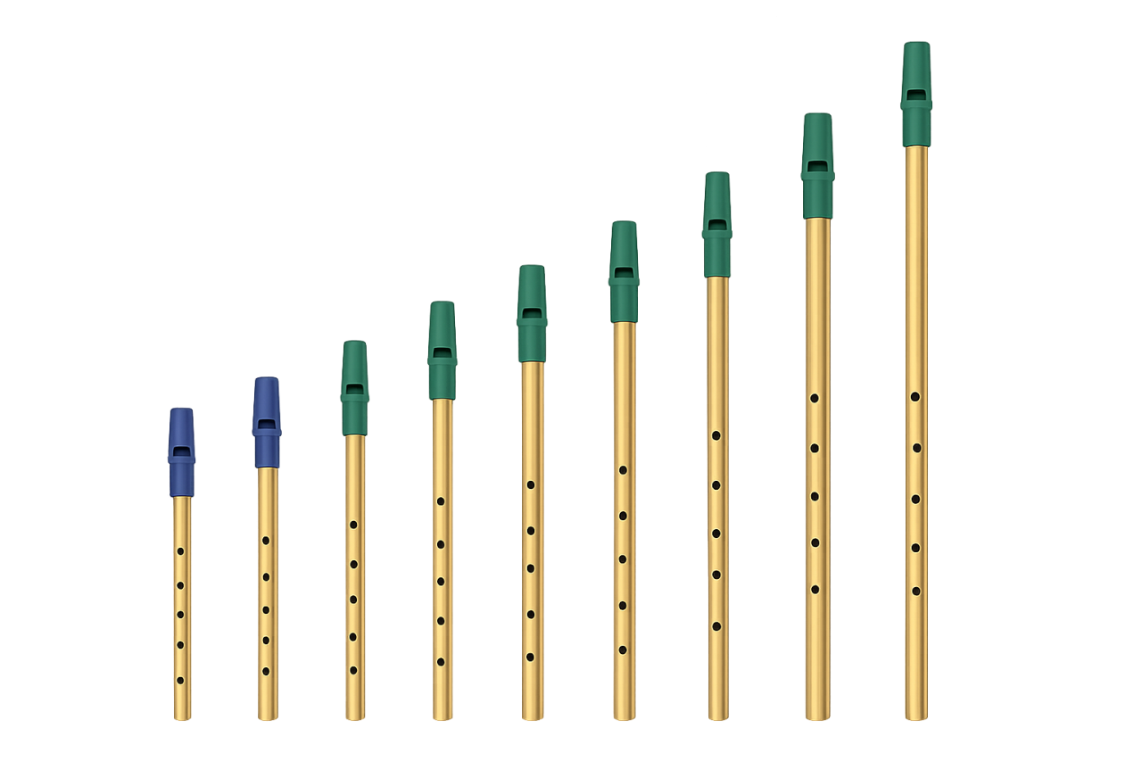 Tin Whistle Sizes